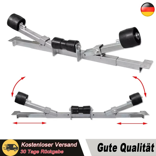 Kielrolle 200mm Mit Haltewinkel Für Bootstrailer Passend Für 60x40
