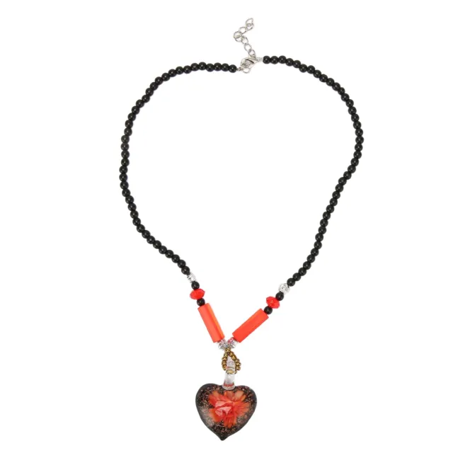 Bead Necklace Exquisite Elegant Easy To Wear Fashionable Heart Shaped Necklace