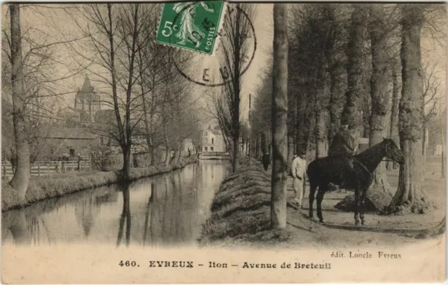 CPA EVREUX Iton - Avenue de Breteuil (1148122)