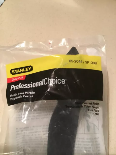 Stanley Gate Pull Heavy Duty 65-2044 Sp1398 Black 11” W/Hardware