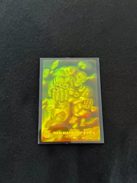 War Machine 1994 Marvel Universe Series V 3-D Hologram #3 of 4 trading card