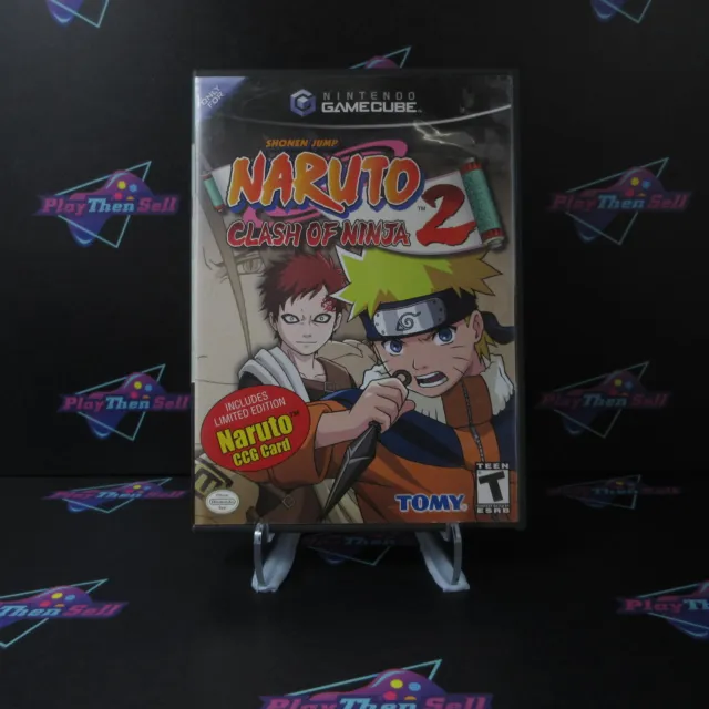 Naruto Clash of Ninja 2 Nintendo GameCube DD Complete CIB - (See Pics)