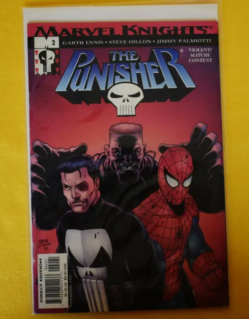 Marvel Knights The Punisher #2 (2001) Garth Ennis, Steve Dillon ALT COVER