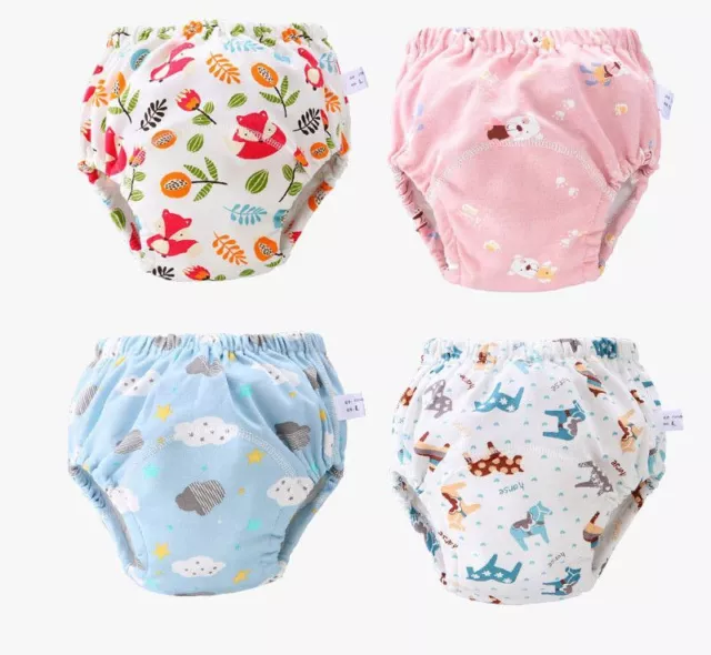 Diaper Pant Baby Reusable Washable Infant Training Cloth Nappy Panty Cover Wrap