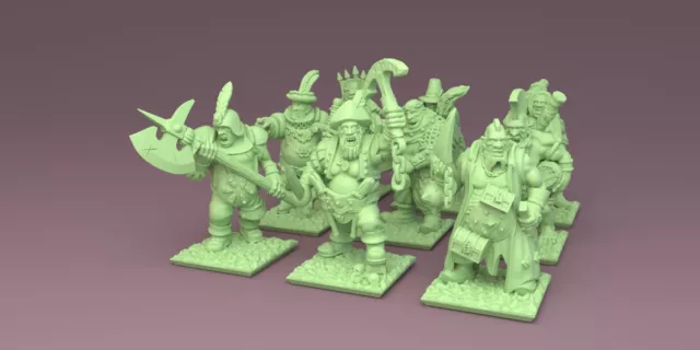 Orcs - Ogres - Warmaster Revolution - Detailed Miniatures