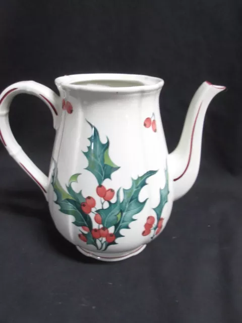 Villeroy & Boch HOLLY COFFEE POT in MINT CONDITION Missing Lid, Ex!  READ!