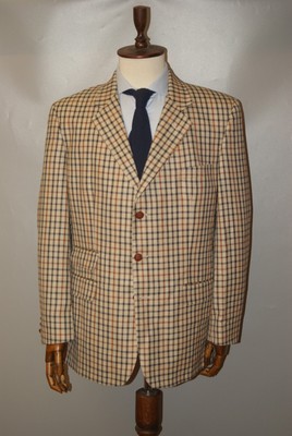 MAGLIONE MAGLIONE VINTAGE DAKS SIMPSON DA UOMO 100% LANA FIRMA CONTROLLO MEDIO 
