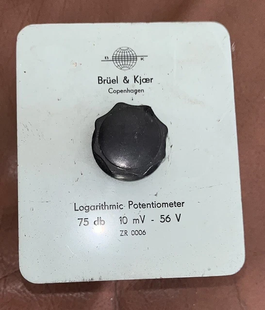 Potentiomètre Logarithmique Brüel & Kjaer Zr 0015 - Occasion En Bon état