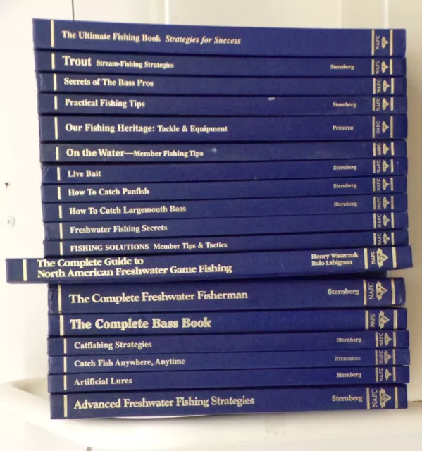 LARGE LOT OF 21 NAFC North American Fishing Club Secrets Hardcover Books  EXC+ $99.99 - PicClick