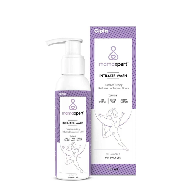 Cipla Mamaxpert lavado íntimo para mujer enriquecido con aceite de árbol de té y neem 100 ml