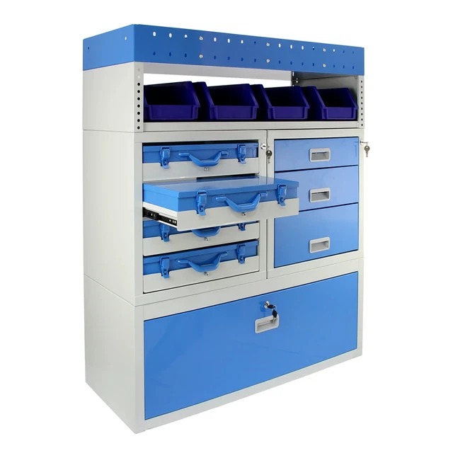 VAN RACKING METAL Shelving Steel Rack Tool Storage System Lockable ...