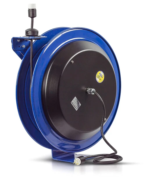 OB Coxreels EZ-PC24-0012-A EZ-Coil Safety Series Power Cord Reel - 100 Ft