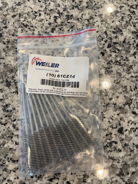 NEW, Weiler Wire Wheel Brushes. (10) 61CZ14 ( one package of 10 brushes )
