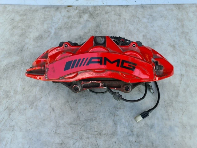 MERCEDES G-CLASS W463 G63 AMG DRIVER SIDE FRONT BRAKE CALIPER In Red