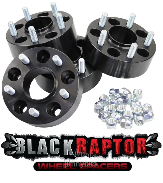 BLACK RAPTOR 50MM Aluminium Range Rover P38 Wheel Spacers 202.91