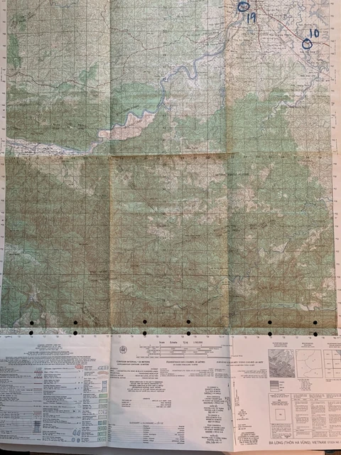 VIETNAM WAR MAP U S Army Corp Engineers Bach Ma 6541 II 1966 22 5 X 29 VIETNAM WAR MAP U S Army Corp Engineers Bach Ma 6541 II 1966 22 5 X 29