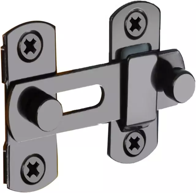 Sliding Barn Door Lock, 304 Stainless Steel Gate Latch for Outdoor Fence, Barn D