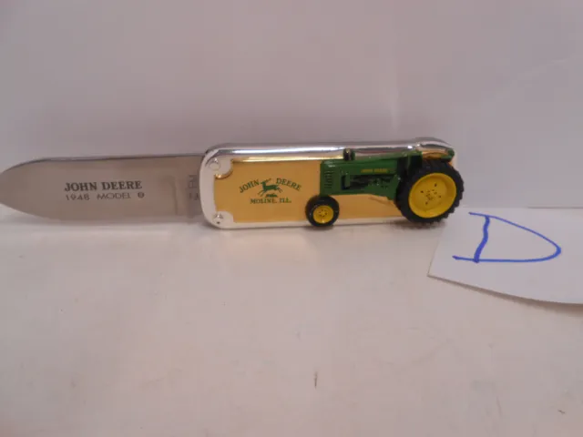 Official John Deere 48' G Tractor Collector Knife Nice Franklin Mint No Case
