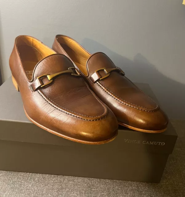 VINCE CAMUTO VM Donte Slip On Leather Loafers Expresso Men Size 11 103.99 PicClick