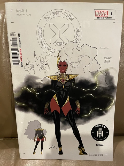 Planet Size X-Men 1 1:50 Russell Dauterman Storm Design Variant Nm