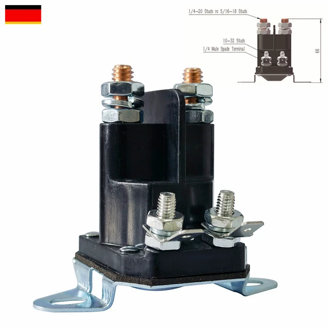 TRAKTOR MAGNETSCHALTER STARTERRELAIS Aufsitzmäher Rasentraktor Starter