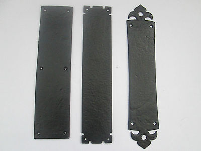 LYS 30.5cm Fonte Vieux Style Plaque Doigt Porte Pousseur Tirer Plaques 