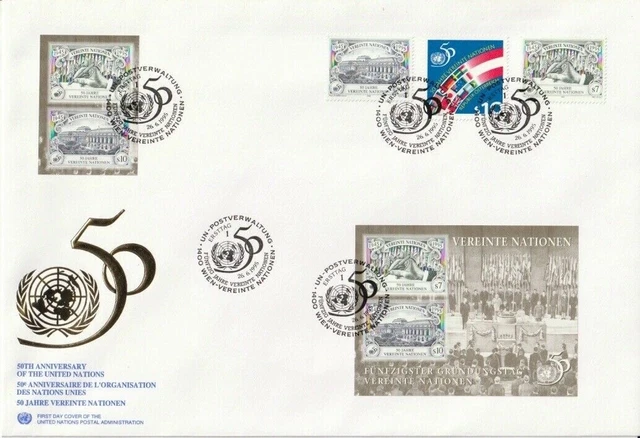 Großbrief Vereinte Nationen - 50 Jahre Vereinte Nationen - 1995 (2)