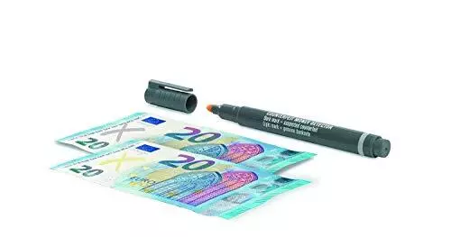 2 er Set Stift Prüfstift Geldprüfstift Schutz vor Falschgeld - Geld einfach u... 2