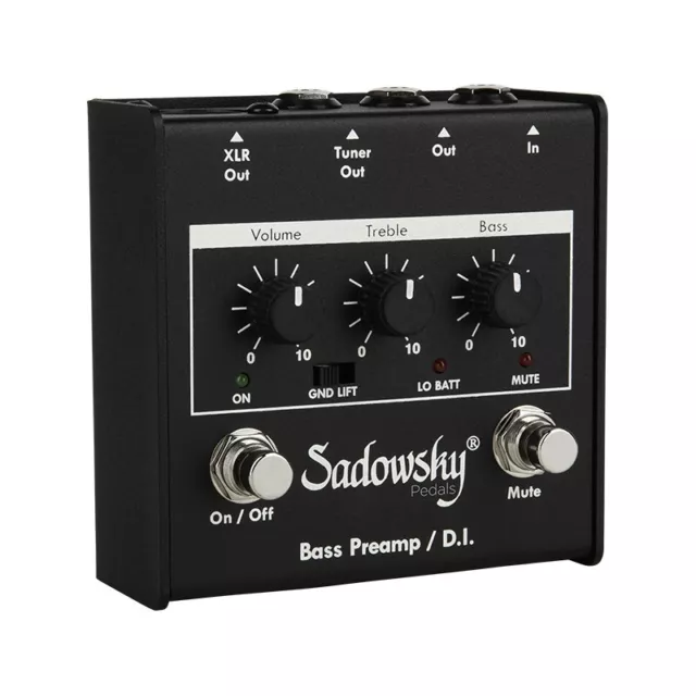Sadowsky PED-SBP-1 - Pédale de pré-ampli avec DI