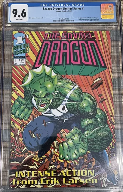 The Savage Dragon #1 (Image Comics, July 1992) CGC 9.6, 1st Appearance!