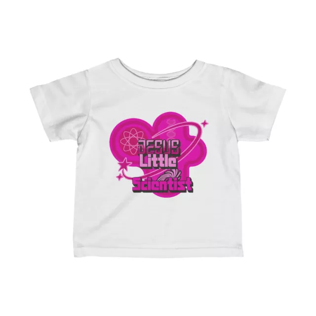 Jesus little scientist Infant Fine Jersey Tee