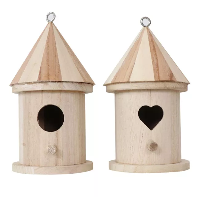 Vogelhaus DIY Vogelnest für Meise Wetterfestes Vogelhaus aus Holz für den Auß