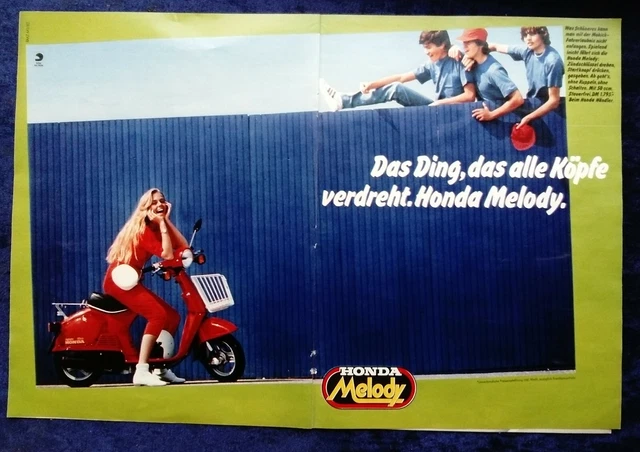 HONDA MELODY ROLLER Werbung , original aus 1982 EUR 5,99 PicClick DE