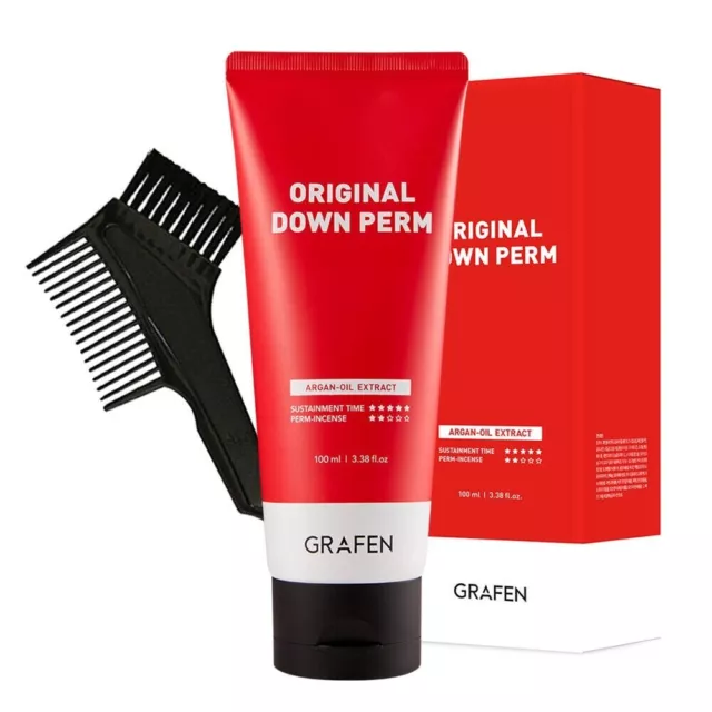 Grafen Original Down Perm Set para Hombre Fácil Autoestilo Cabello Lateral 100 ml