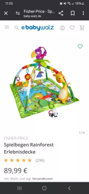 Spielbogen Rainforest Fisher price