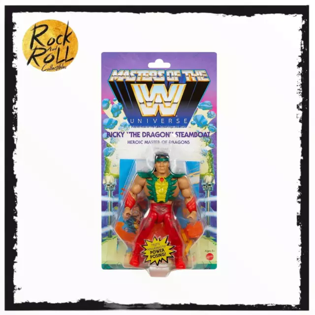 Ricky "The Dragon" Steamboat Masters of the WWE Universe Figure - *Damaged Packa