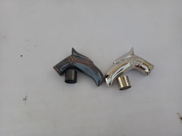 Set Of 2  Victorian Vintage Solid Brass Designer Eagle Handle (only head handle)
