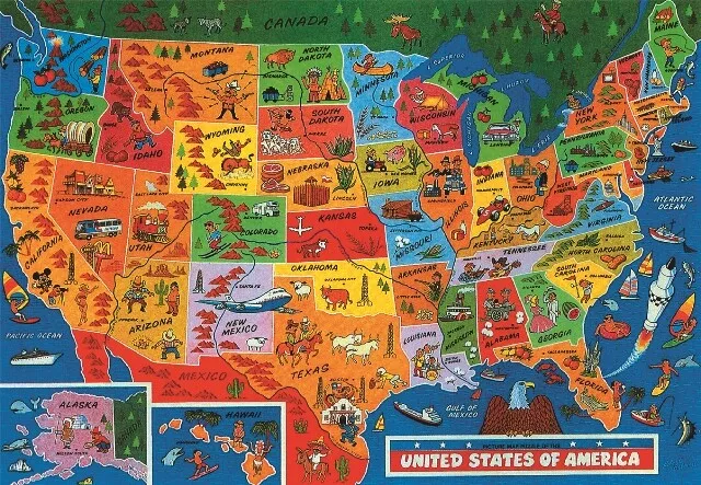 United States Of America 500 Large Piece Jigsaw Puzzle