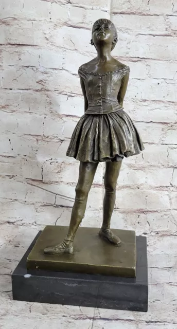 Art Déco Nouveau Petit Dancer Par Edgar Degas Ballet Girl Impressionism Figurine