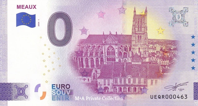 NULL EURO-SCHEIN 0 Euro FRANKREICH - MEAUX Kathedrale Saint-Étienne ...