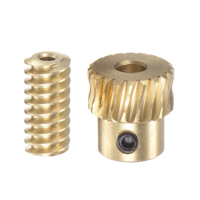 Set riduttori a vite senza fine 0,5 moduli 20 T corsa destra trasmissione ruota kit albero