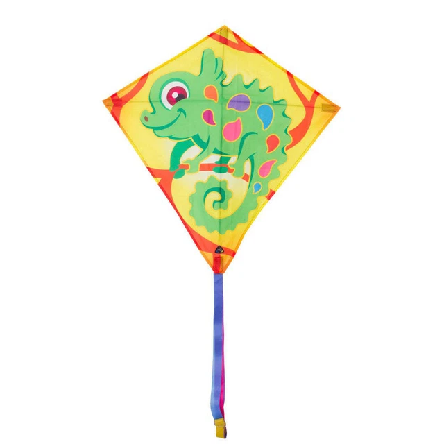 Cerf-Volant Monofil CIM Maya Eddy Bleu - Pour Enfants Dès 3 Ans, 65x74cm Avec Ligne 80m Et Queues