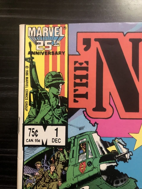 The 'NAM #1 1986 Marvel Comics Key Issue Raw Vietnam War Military VF 2