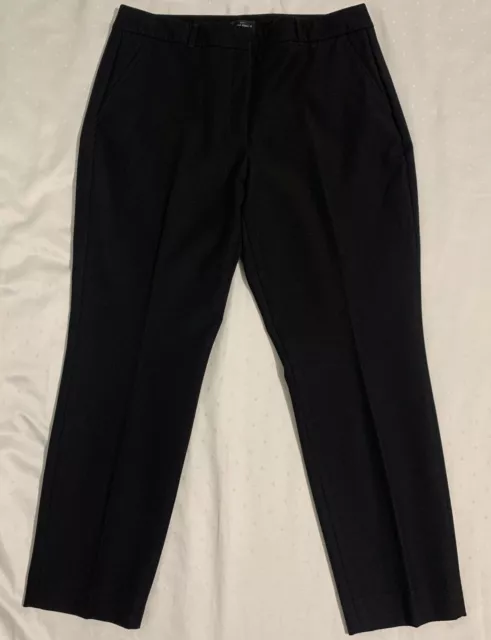 WHITE HOUSE BLACK MARKET Womens Size 14 Curvy SLIM ANKLE Black Dress Pants