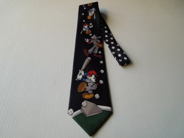 Disney Mickey Unlimited Poly Tie Poliestere Cravatta Made In Korea 1019 2