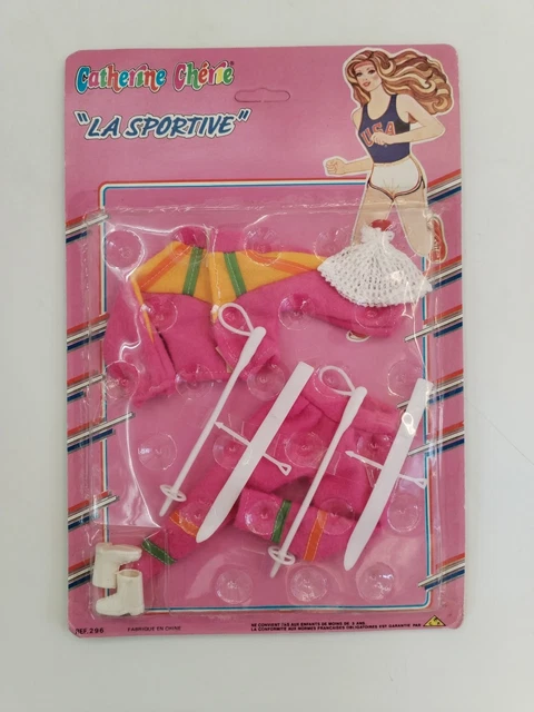 VETEMENT POUPÉE BARBIE tenue robe pretty flower vintage EUR 3,00