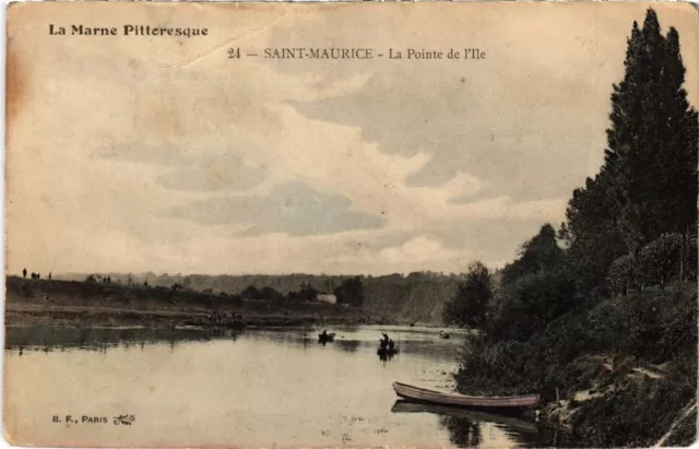 CPA AK St.Maurice La Pointe de l'Ile FRANCE (1282983)