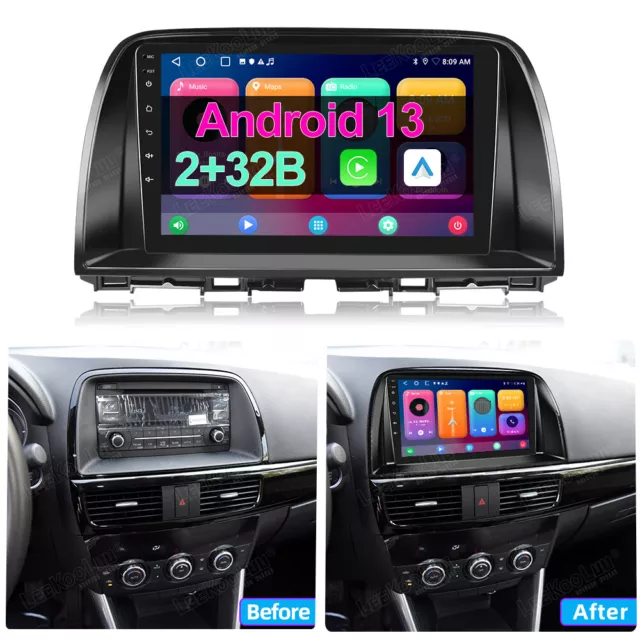 Für Mazda CX-5 MK1 KE 2012-2016 Android 13.0 Carplay Autoradio GPS NAVI 2G+32G