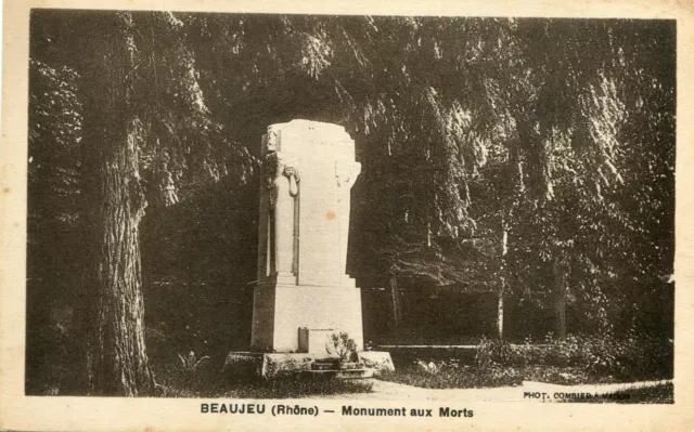 BEAUJEU Rhône LOT de 2 cartes