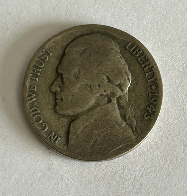 **1943 Nickel No Mint Mark**